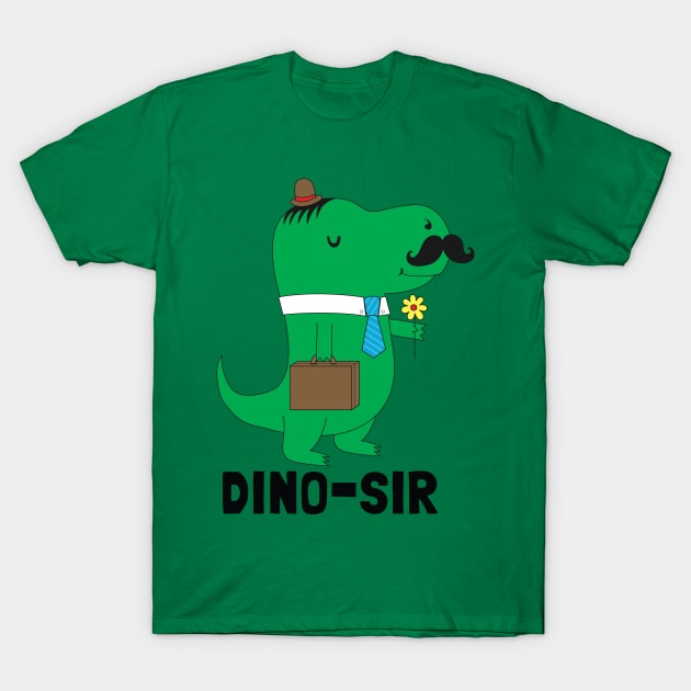 Dino-sir T-Shirt by toddgoldmanart